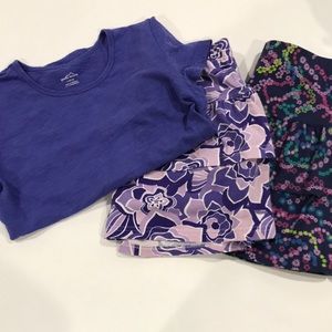 Girls Tshirt and Skorts set